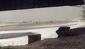 West side of 101 bridge